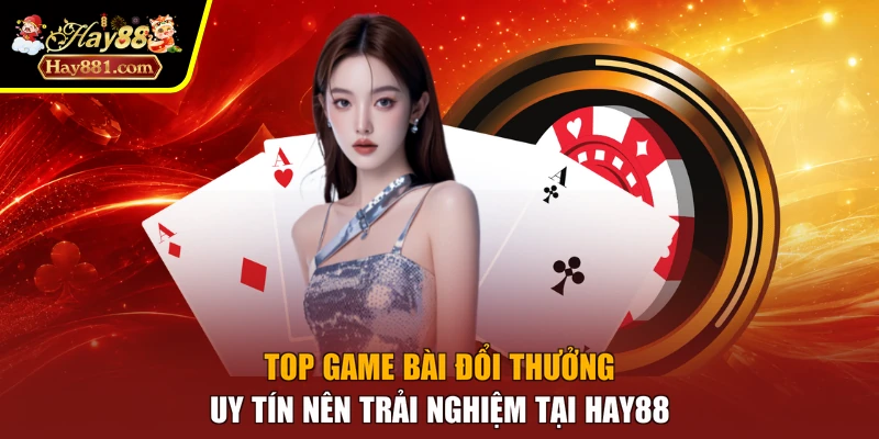 Top Game Bài Đổi Thưởng Uy Tín Nên Trải Nghiệm Tại Hay88